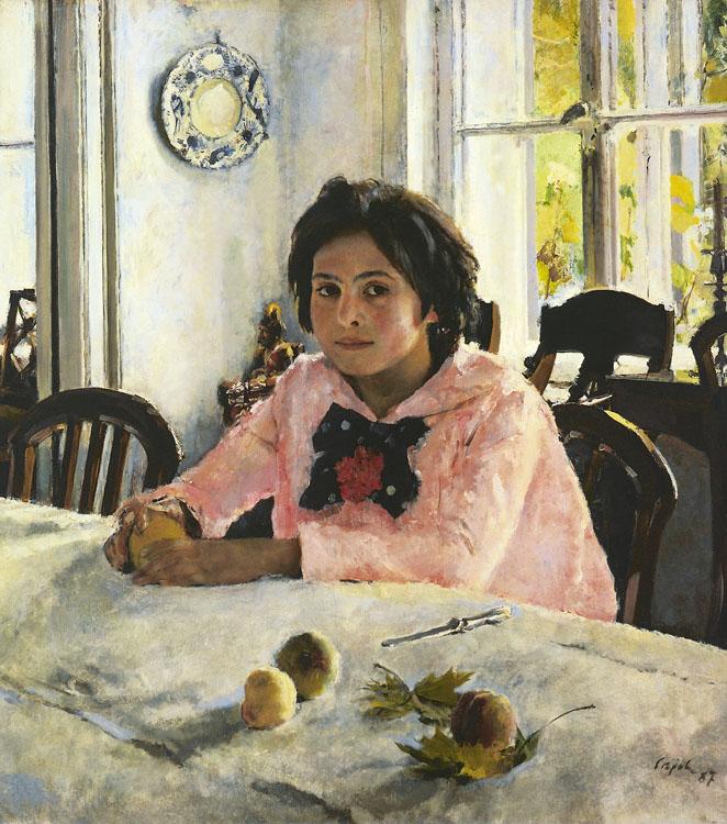 Valentin Aleksandrovich Serov Girl with Peaches (nn02)